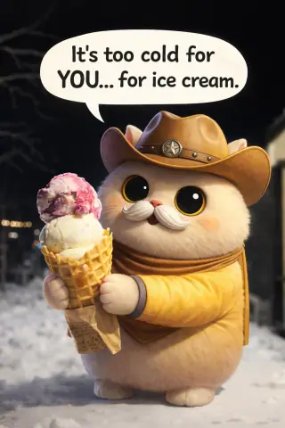Sheriff Good Vibes — Ice Cream edition