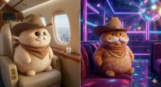 Sheriff Good Vibes at the airport